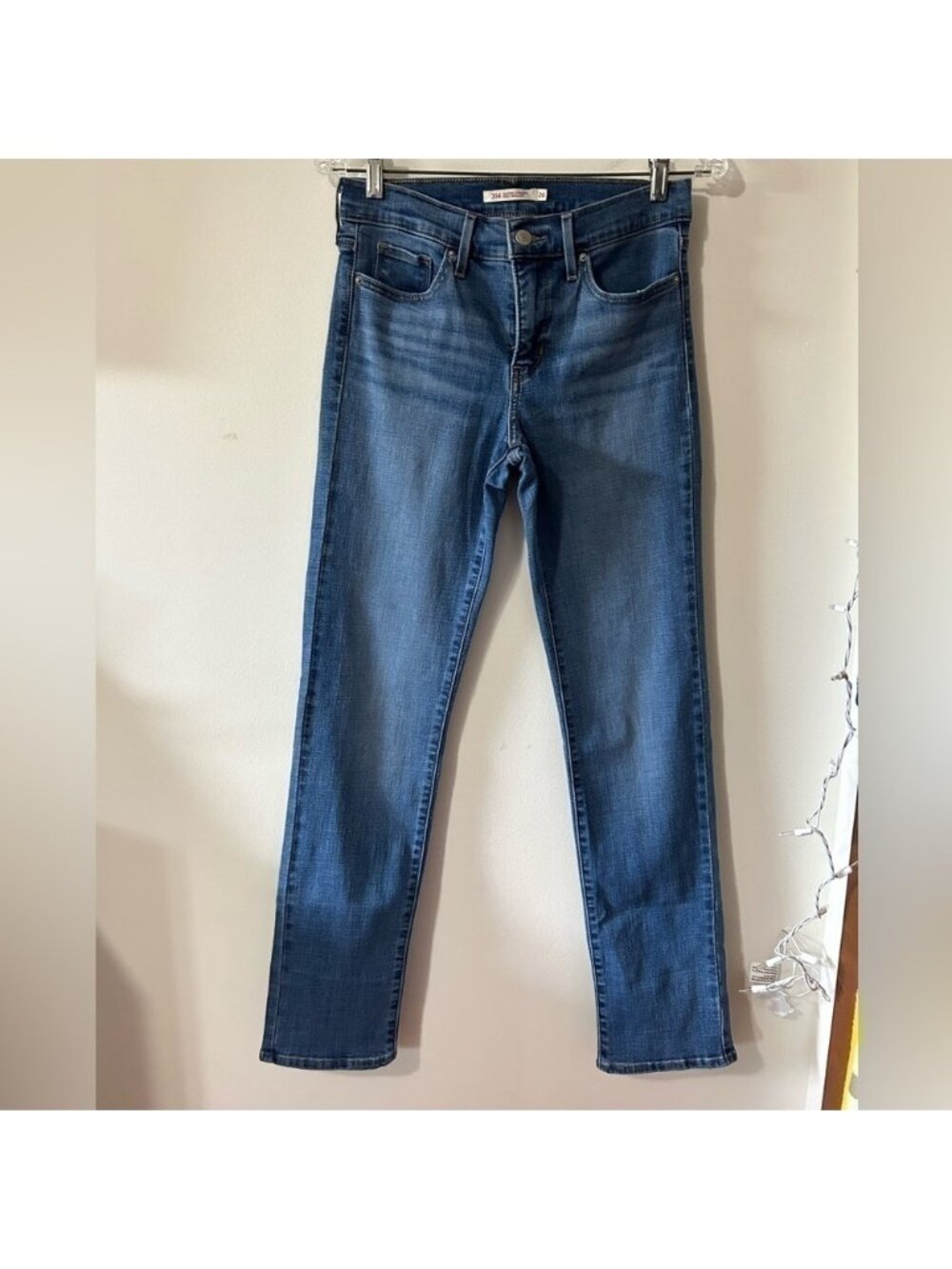 Levi’s Shaping Straight 314 Blue Jeans – Size 26